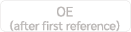 OE (after first reference)