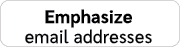 Emphasize email addresses