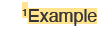 1Example